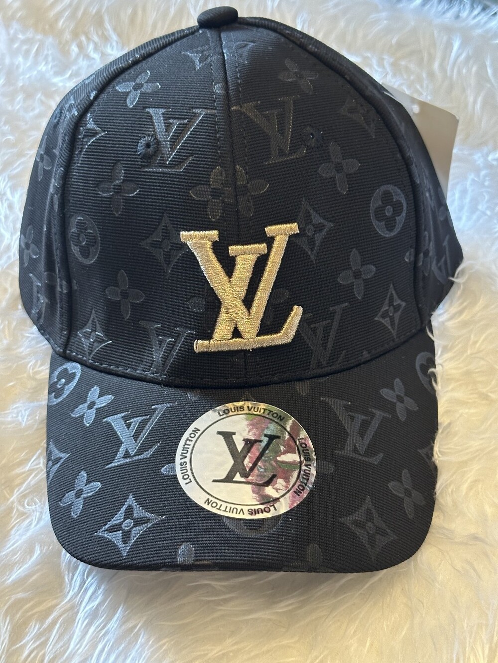 Buyers Choice Gold Monogram Baseball Cap